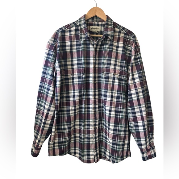 Eddie Bauer Other - Eddie Bauer Gorpcore Plaid Button Down Shirt Men’s XL 100% Cotton